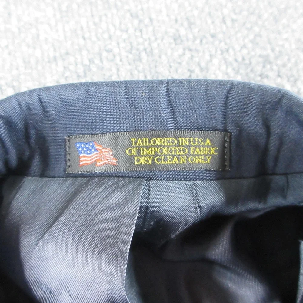Perlis Suit Mens 48XL Blue Blazer Sport Coat 42x34 Pants 2 Button Career